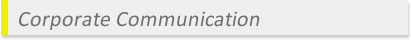 Corporate Communication